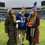 The Twipes team on the field at the Buffalo Bills' Highmark Stadium