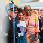 A photo of Twipes inventor Ellenor McIntosh being awarded with the Princess Diana Award